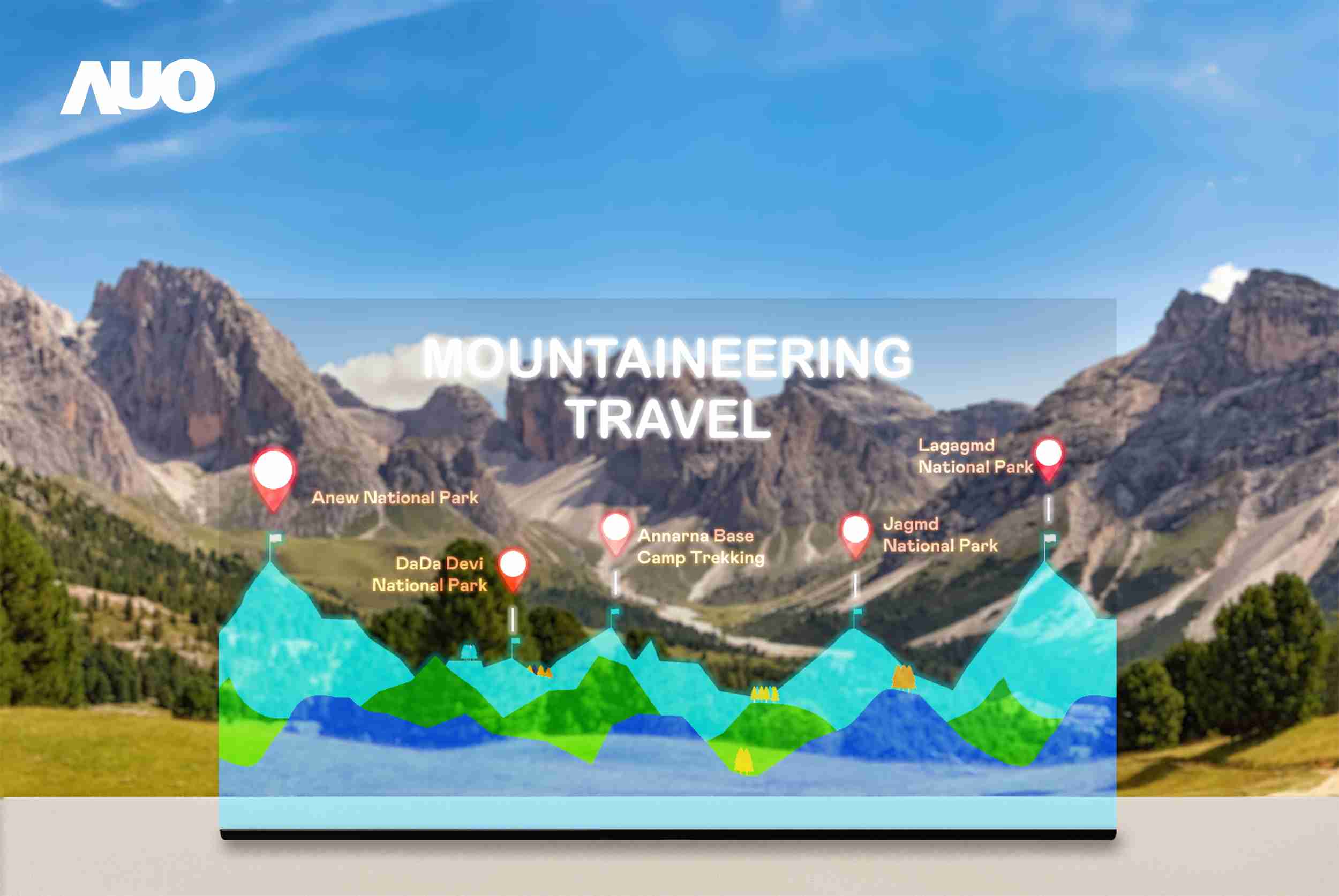 尊龙z6展示全球单片尺寸最大(*)42吋透明Micro LED显示器拼接而成的〝64吋透明Micro LED显示器〞，，，，具备高透明度、、1,000 nits高亮度、、广色域、、采用三边无边框的无缝拼接等多重特色，，，，呈现超高清、、、、细腻画质而不遮挡后方视觉，，满足层峰需求，，可广泛运用于零售、、艺术展览或商业空间等场域